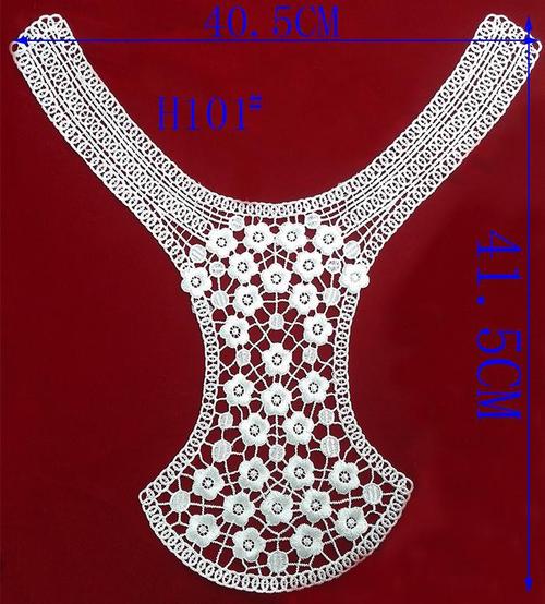 水溶刺绣 花边、胸花与领花中的精致服装辅料艺术